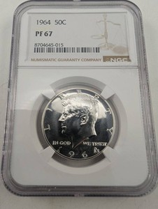 1964 Kennedy Half Dollar PF 67 - NGC