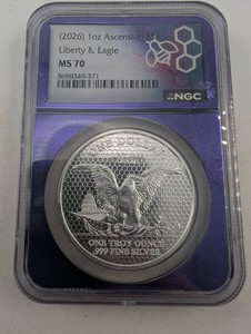 Estate Collection 2026 Ascension 1 oz Silver Liberty & Eagle MS70