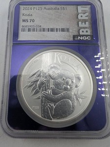 2024 Australia $1 Koala 1 oz Silver NGC MS70