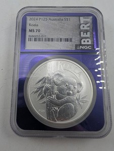 2024 Australia Koala S$1 NGC MS 70 Silver Coin