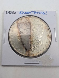 1886 Morgan Dollar One-Dollar Coin
