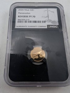 2026 Niue G$1 Pteranodon NGC Reverse PF 70