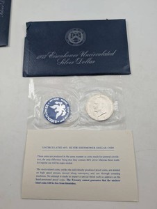 1973 Eisenhower Uncirculated 40% Silver Dollar