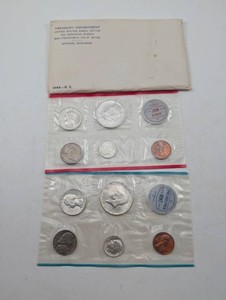 1964 United States Mint Coin Sets, Philadelphia & Denver (Lot of 2)
