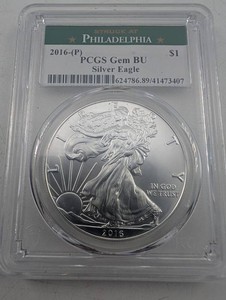 2016-P PCGS Gem BU Silver Eagle $1