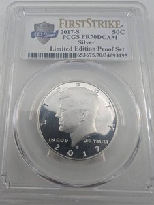 2017-S PCGS PR70DCAM Silver 50C Kennedy Half Dollar