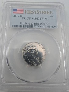 First Strike 2019-D Jefferson Nickel PCGS MS67FS PL