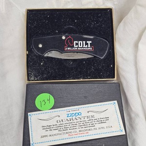 Colt-Made in USA Lockback Knife, Like New, by Zippo