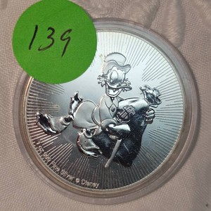 2018 Scrooge McDuck 1oz Silver Round