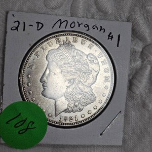 1921D Morgan Dollar $1 VF Plus