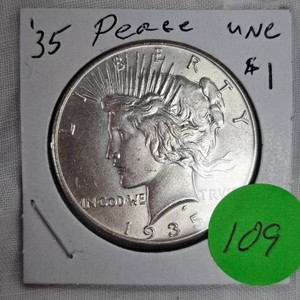 1935 Peace Dollar $1 UNC