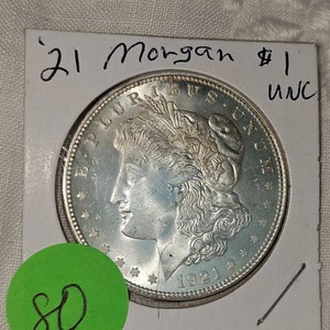 1921 Morgan Dollar $1 UNC