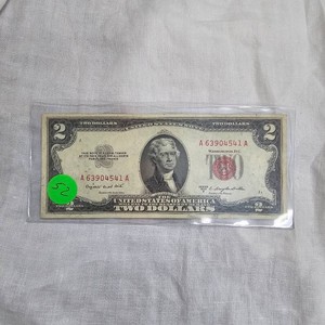1953B $2 Red Seal US Note