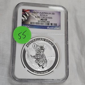2015P 1oz Australia Koala E.R. NGC MS69