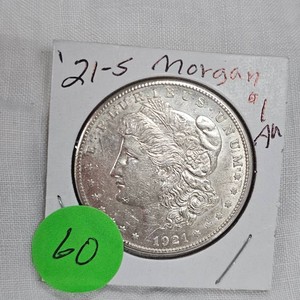 1921S Morgan $1 AU