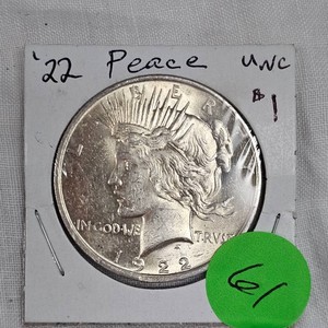 1922 Peace $1 UNC