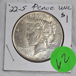 1922S Peace $1 UNC