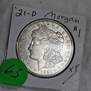 1921D Morgan $1 XF Plus