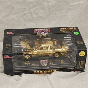 124 Racingn Champions 24K Gold Budweiser Nascar