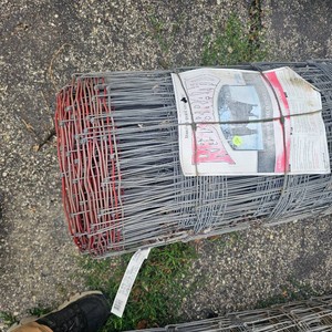 As New Roll of Red Brand Woven Field Wire Fence-330ftx47