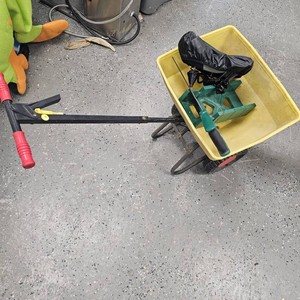 Fertilizer Spreader, New Bike Seat, Miter Saw
