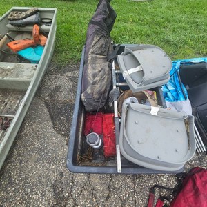 Clam Popup Portable Fish House with Sled