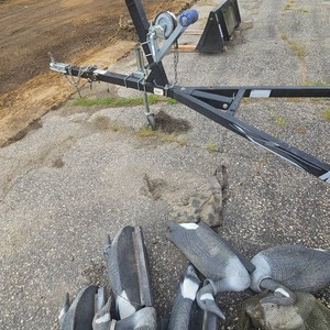 Karavan 6x10 Two Wheel Trailer w Ramp Gate, Very Nice, Clean, Great Tires, Winch, Lifetime License(trailer only)