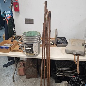 Set of 4 Long Pry Bars