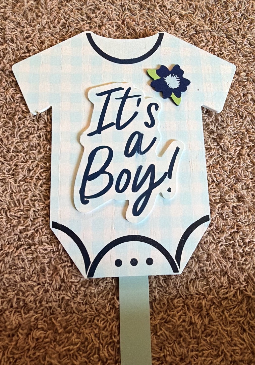 Its a Boy 36 Wooden Yard Sign