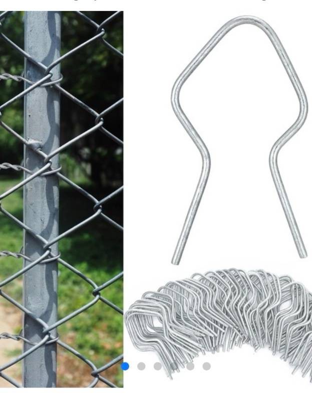 T Post Clips Metal Wire Fence Clips Galvanized Steel Tie Ez Twist Preformed Fencing Clip 11 Gauge Fence Ties for T-Postsu-Posts 800 Count Bag, New in Open Box