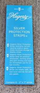 Hagerty Silver Protection Strips 8 Strips 2 x 7