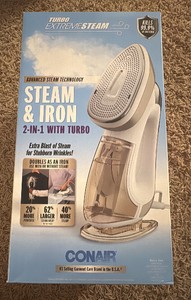 Turbo Extreme Steam Iron 2-in-1 With Turbo Conair Brand
