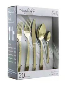 Baily 20-Piece Light Gold Stainless Steel Flatware Set (Service for 4)