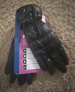 Large Black Womens Gloves Waterproof Hybrid Gloves
