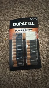 Duracell AA 40-Pack (package contains only 30 batteries)