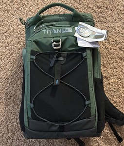TitanPro by Arctic Zone Cooler Backpack, Missing Ice Packs, but You Can Add Your Own, Insulated Walls, Great for Hiking and Camping