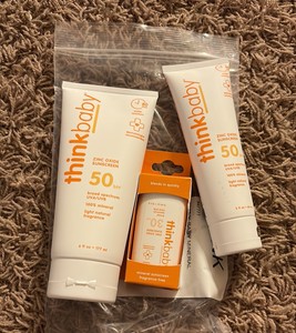 Think Baby Sunscreen Kit for Kids, 3-Piece