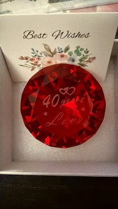 40 Year Anniversary Stone