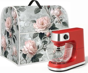 Kitchen Dust Cover Compatible with 4.5 5 6 8 quart Stand Mixer - Floral pattern - Retail $18.99
