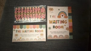10 Wooden Number Clips, Teachers Helper Waiting Room Poster, for Student Management Elementary, Back to School Teacher Supply