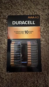 40 pack Duracell AAA batteries - light corrosion on a few batteries - unopened