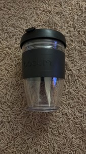 Bodum Brand Plastic Mug With Lid