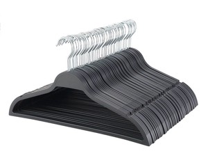 Nonslip Rubberized Hangerd 50 pack with metal hook