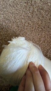2x5 plush white floor runner - high pile