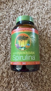 Pure Hawaiian Spirulina Natures Superfood Supplement 360 Tablets, New Sealed