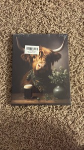 Irish Cow Wall Decoration Canvas, New Sealed