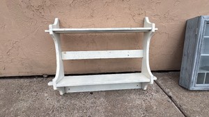 Antique Shelf White Ivory Color