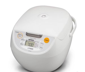 Tiger JBV-S18U 10-Cup Microcomputer Controlled 4-in-1 Rice Cooker White RETAIL $170.00