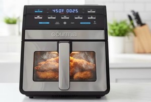 Gourmia 8-Quart Digital Air Fryer with Window & Light