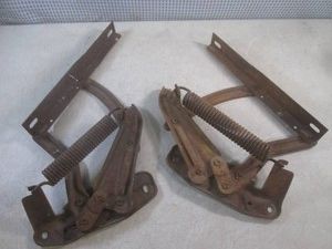 (BS) Pair of 1960s Chevrolet Hood Hindges